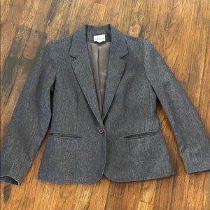 Vintage J.B. Scott Gray Wool Blend Blazer
